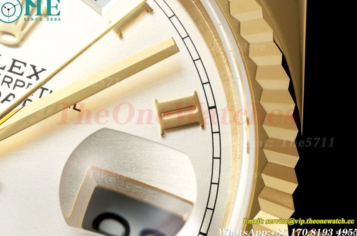 Weight) DayDate VR3255(Gain Rmn White YG QF 36mm YG V3 128238 0405